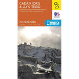 Cadair Idris Map, OS Explorer Map OL23 for Cadair Idris