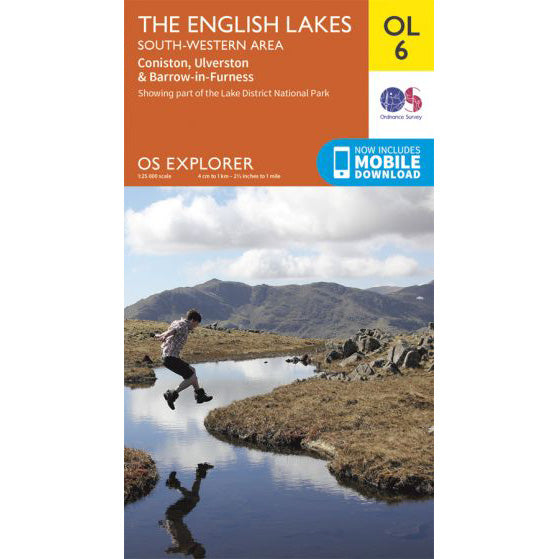 Scafell Pike Map, OS Explorer OL6 Map for Scafell Pike